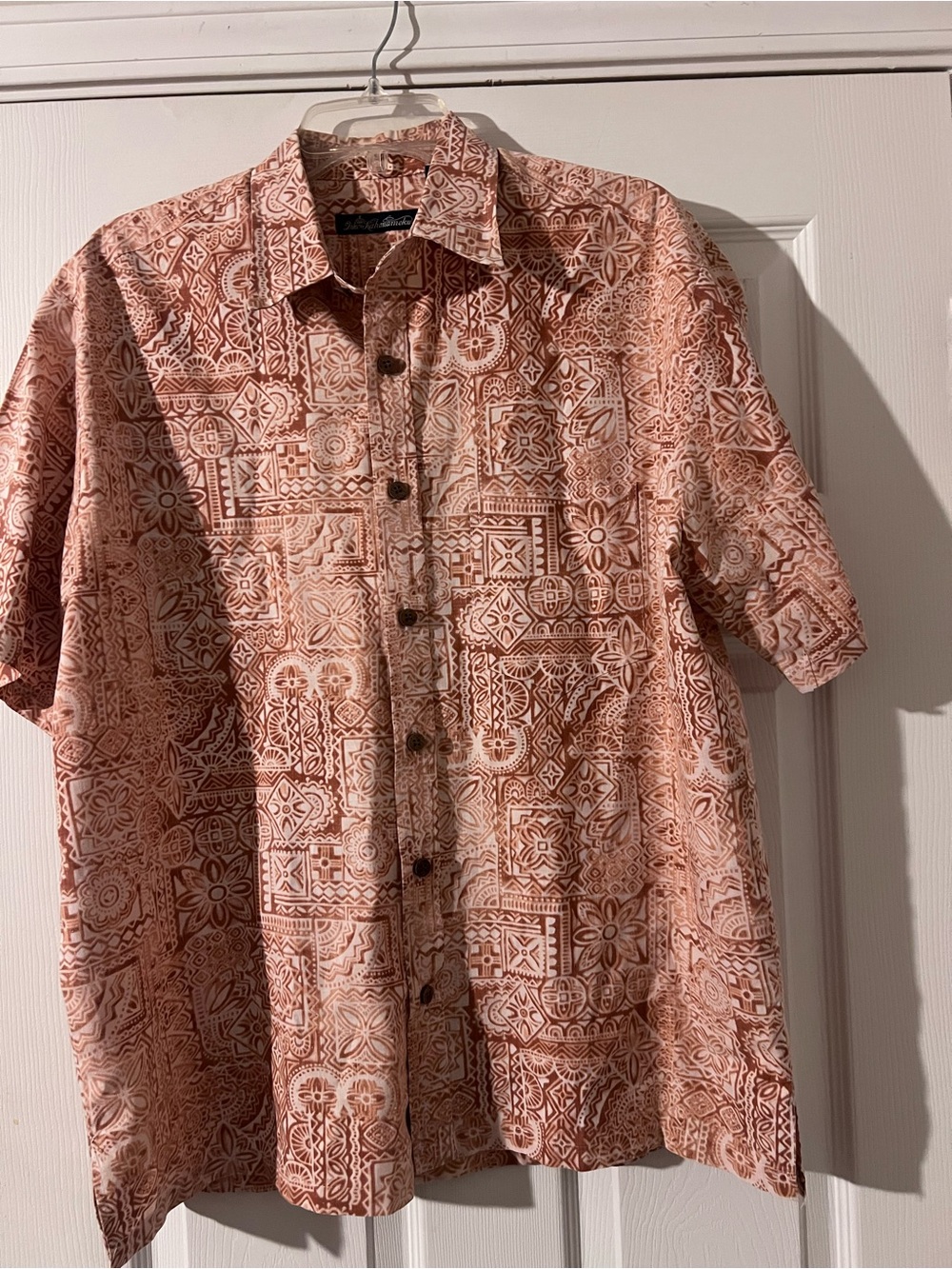 Duke Kahanamoku vintage hawaiian shirt men’s size L